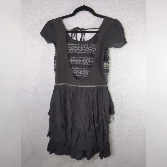 9x 👯‍♀️Host Pick⚡️Free People Tiered Raw Hem Dress - Picture 4 of 14